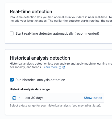 Real-time detection & history analysis detection of OpenSearch anomaly job