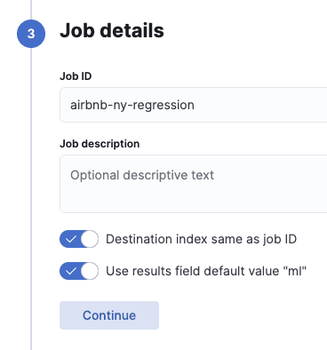 job details regression.